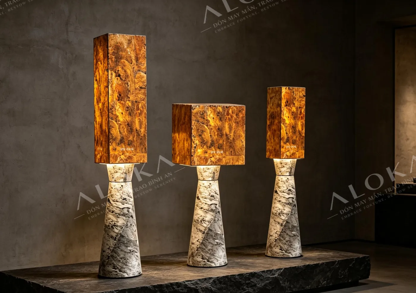 Khối đá cắm điện ALOKA